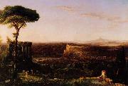 Thomas Cole Italian Scene, Composition oil on canvas